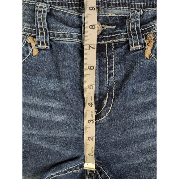 Shyanne Anne Bootcut Jeans Women's 28 Short Mid Rise Embellished Embroidered - Picture 10 of 15